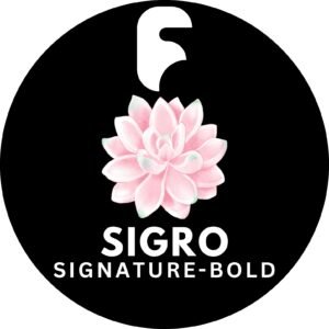 SIGRO perfume, Roh Glow fragrance, signature scent, bold perfume, modern perfume, unique fragrance, trendsetter perfume, green floral fragrance