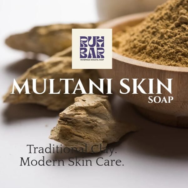 Buy Ruh Bar Multani Skin Soap – Natural Clay Handmade Soap for Oily Skin